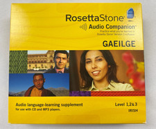 Rosetta Stone Audio Companion Irish Level 1,2, 3 2008 