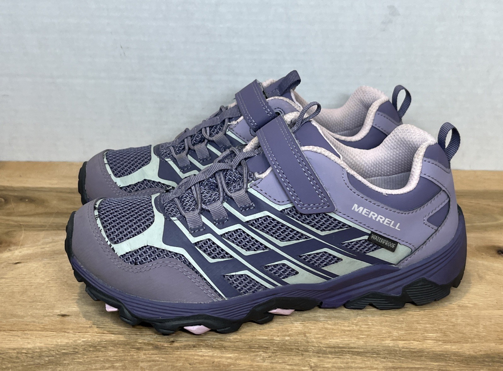 Sneaker da trekking Merrell bambino Moab FST basse impermeabili chiusura alternativa taglia 4 5 W