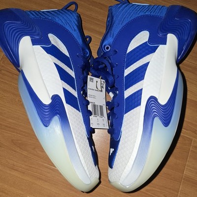 adidas Exhibit Select 2.0 Mid Team Basketball  Womens White Sneakers 9.5