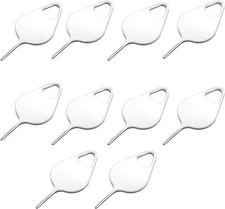 10Pack Universal Sim SD Card Tray Opening Removal Tool Eject Pin... 