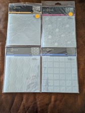 ALTENEW 3D EMBOSSING FOLDERS FOUR SETS NEW