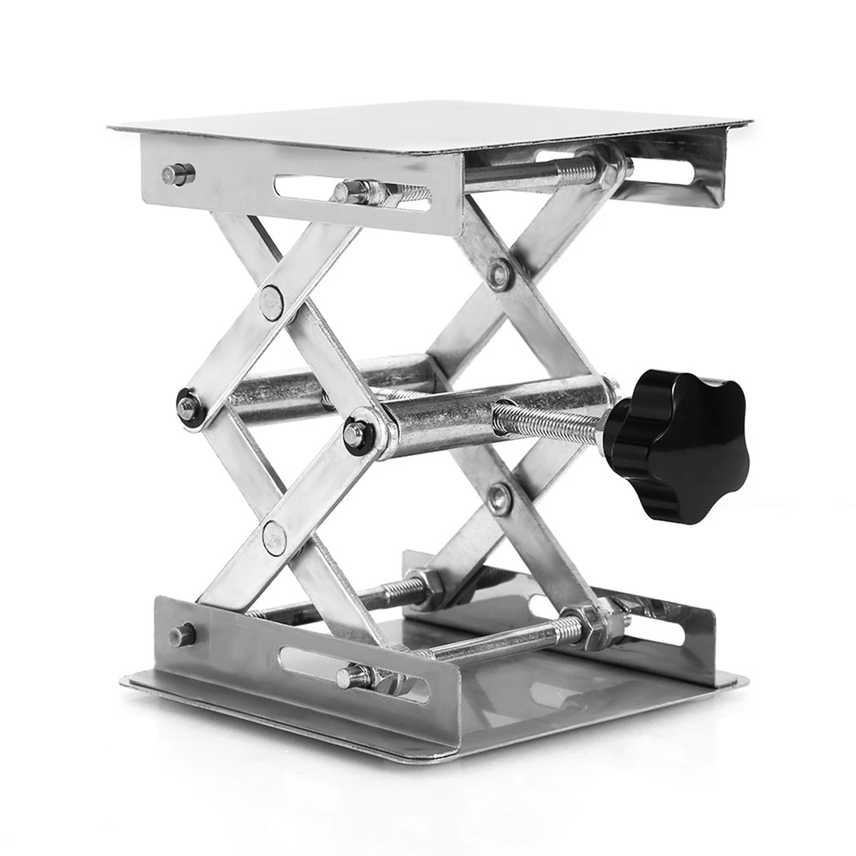 Laboratory Lift Stainless Steel Scissor Stand For Lab Use 100x100mm