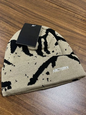 Arc'teryx Grotto Toque Beanie Beige Merino Wool Winter Hat Unisex Warm Ski NWT