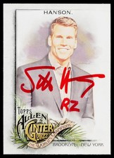 Scott Hanson SIGNED 2022 Topps Allen & Ginter #229 AUTO CREASE BENT