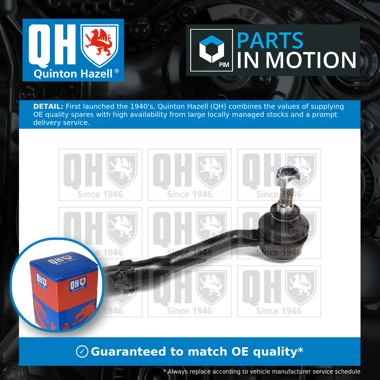 Tie / Track Rod End Right QR3830S Quinton Hazell Joint 381791 1610936280 Quality