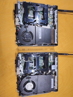 (Lot Of 2) Lenovo M710q i3-7100 (1 unit 8GB RAM, 256GB NVME; 1 unit Barebones)