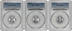 1943 P D S 1c Lincoln Steel Wheat Cent PCGS Graded MS 64 Three Coin Lot