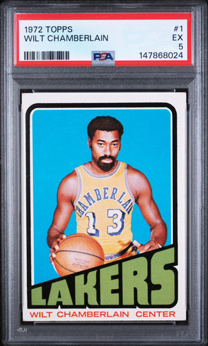 1972 Topps Wilt Chamberlain PSA 5