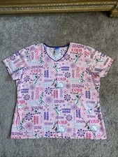 Size XL Disney Frozen Olaf Medical Scrub Top