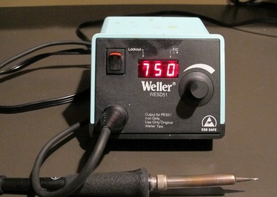 Weller WESD51 Digital Soldering Station w/ PES51 Iron 60W 120V ESD Safe