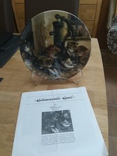Sammelteller Seltmann WeidenSchäumender Spaß Wolfgang Kaiser A 1313 Katze Motiv