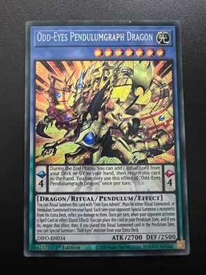 Odd-Eyes Pendulumgraph Dragon DIFO-DE034 Secret Rare 1. Auflage NM Yugioh