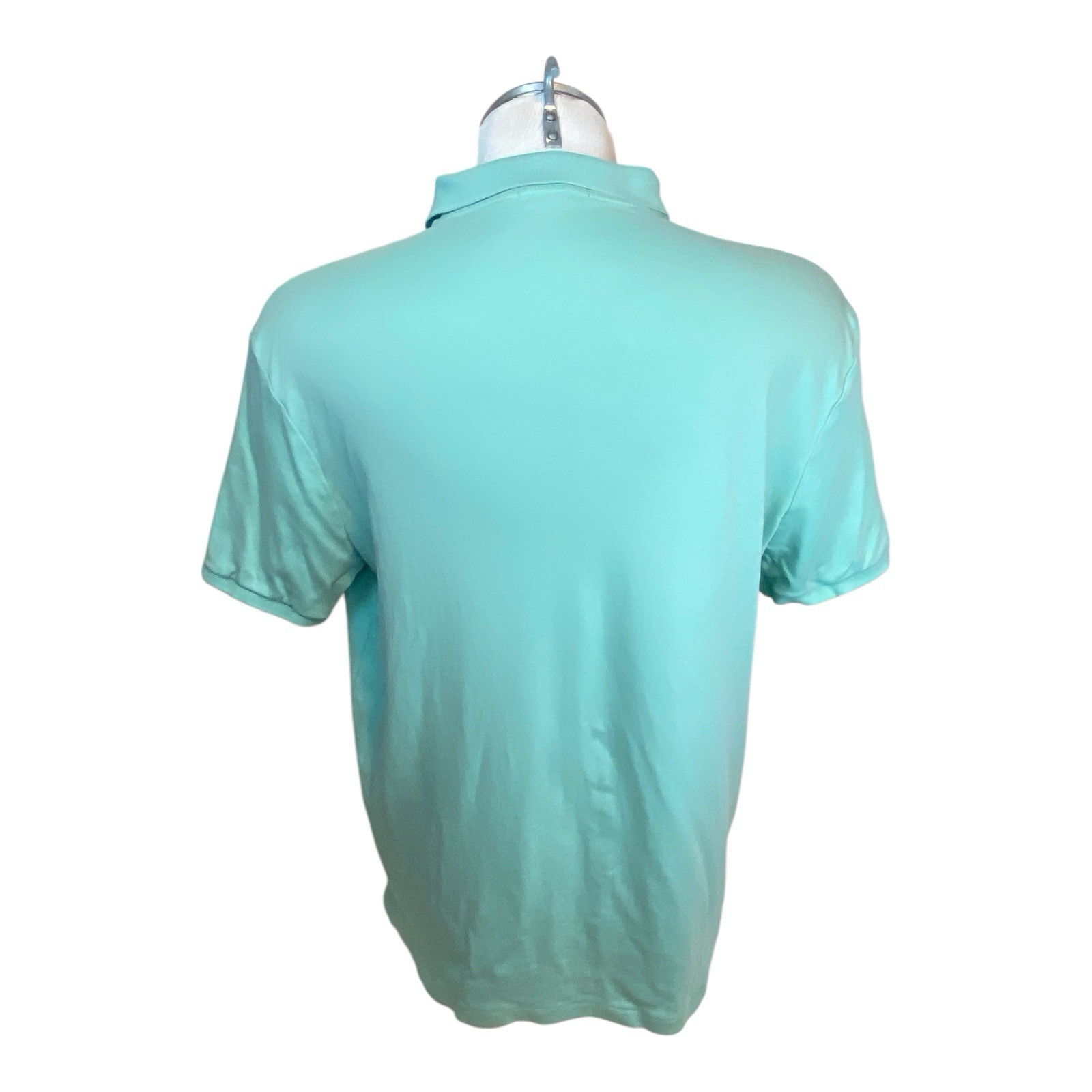 Polo Ralph Lauren camicia uomo XL vestibilità classica carne pony casual mare schiuma verde