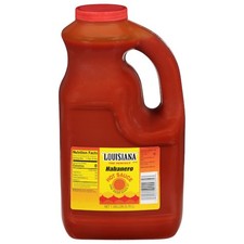 Louisiana Hot Sauce Habanero, 1 Gallon, 4 Jug...