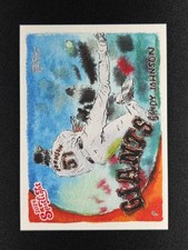 Randy Johnson 2024 Topps Spotlight Andy Friedman Twilights Stamp /75 #T-1 GIANTS