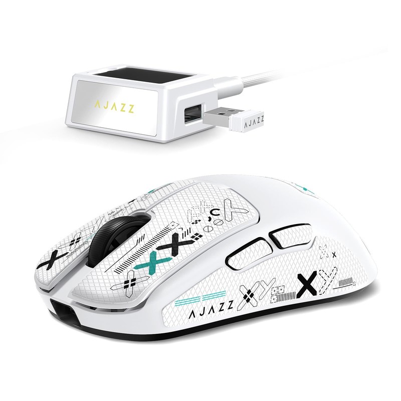 Wireless Lightweight Gaming Mouse, Swappable Dual Batteries,