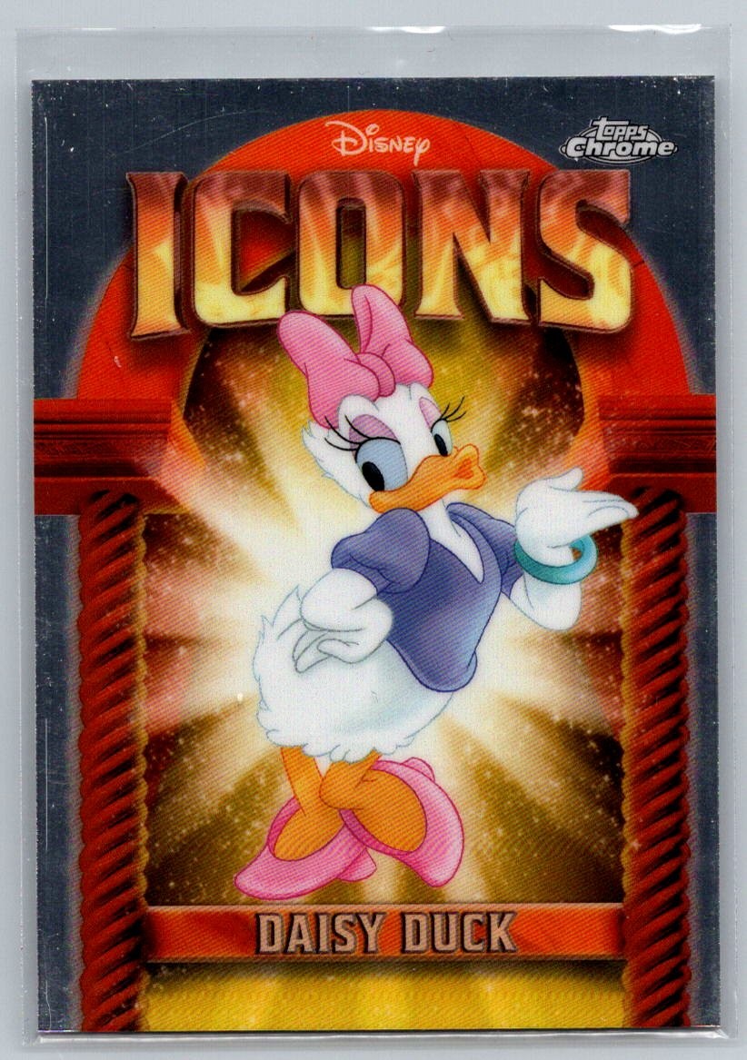 2025 Topps Chrome Disney #DI-33 Daisy Duck Disney Icons