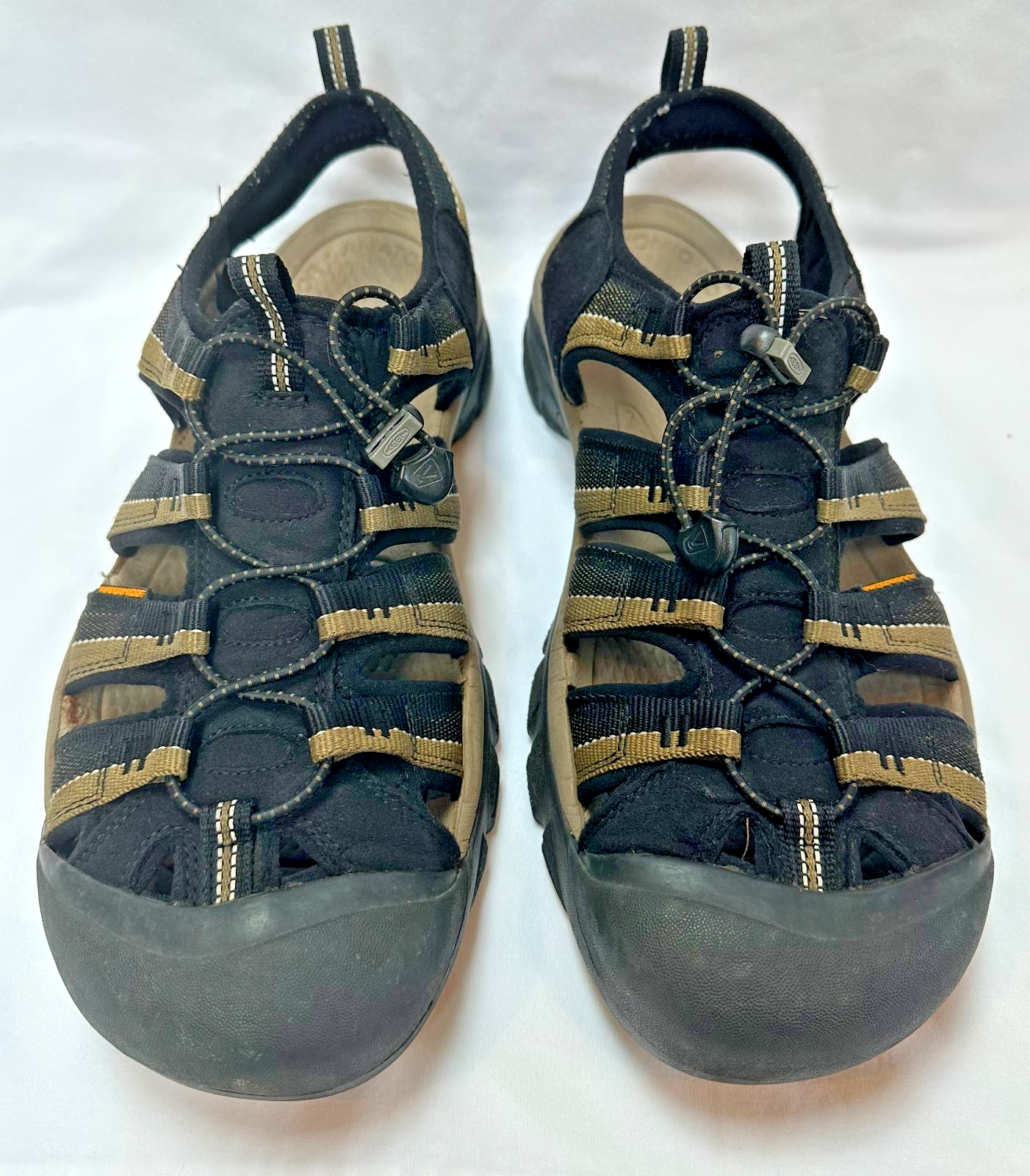KEEN Sandali Uomo Taglia 14 Impermeabili Nero Marrone Scarpe Newport Escursionismo
