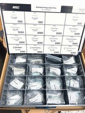 MSC Extended Prong Cotter Pins Assortment – 1/16″ to 1/4″ Diameter