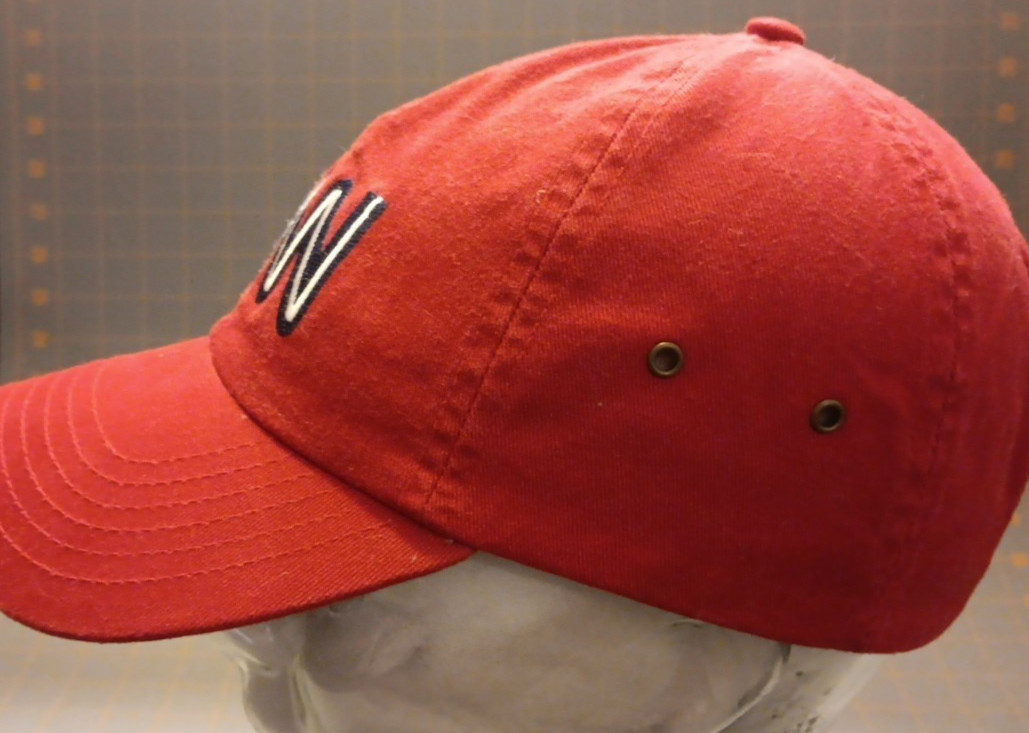 NWT Vtg NOS Adj Strapback CNN Red Basic Logo Coll… - image 4