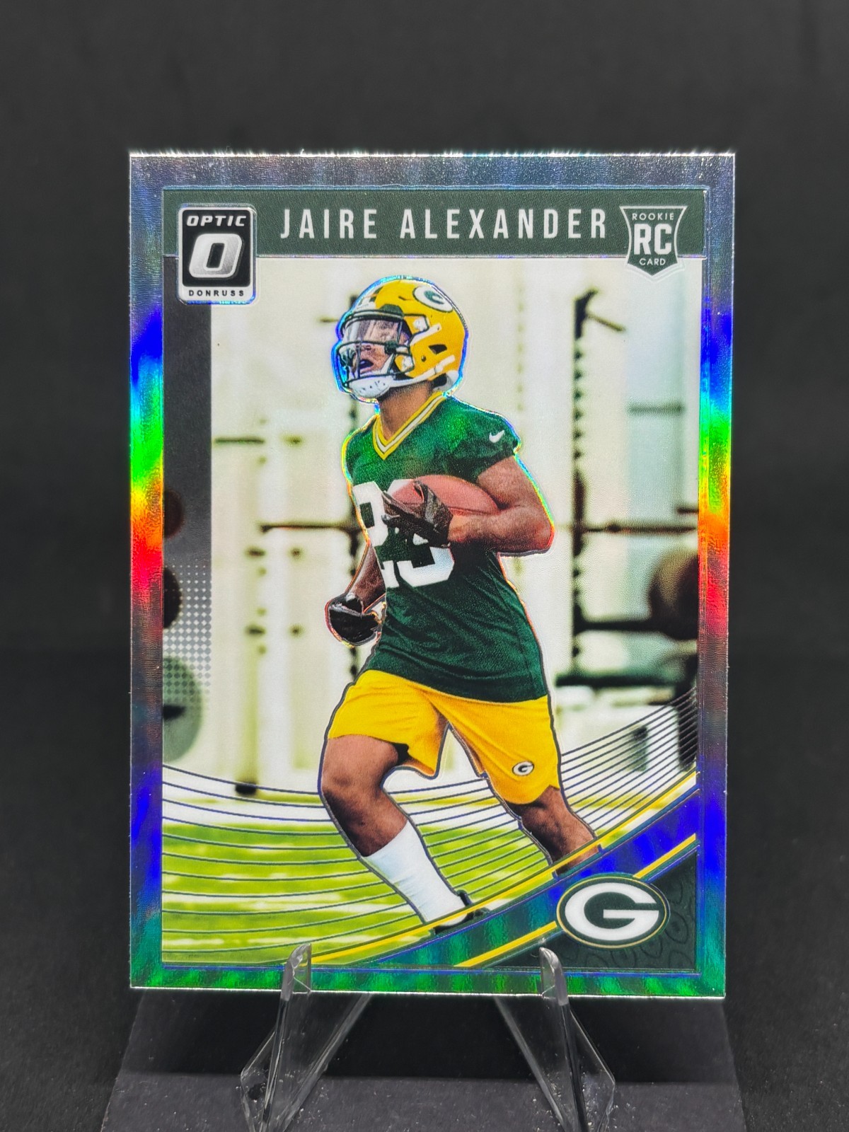 Jaire Alexander 2018 Donruss Optic Holo Prizm #109 Packers Rookie