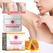 Hair Removal Cream Gentle Depilatory with Honey Aloe for Smooth Skin