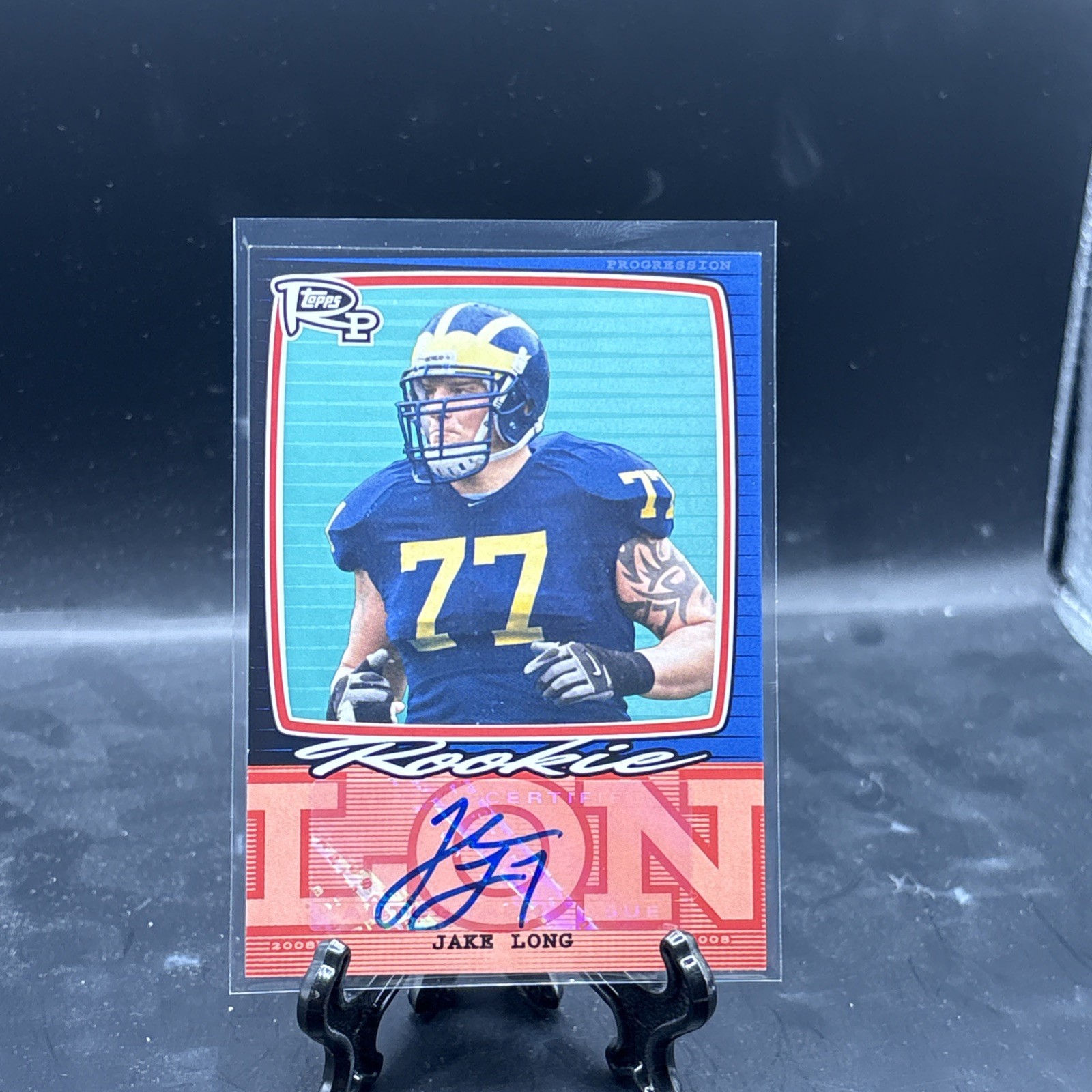 Jake Long Topps Rookie Progression Signatures #PSSJL Base