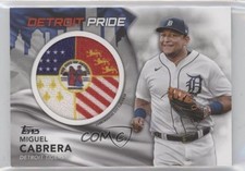 2022 Topps Series 1 City Flag Commemorative Relics Miguel Cabrera Patch 10dw