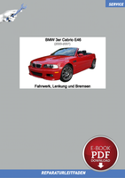 PDF BMW 3Er E46 Cabrio (2000-2007) Werkstatthandbuch Fahrwerk Lenkung Bremsen