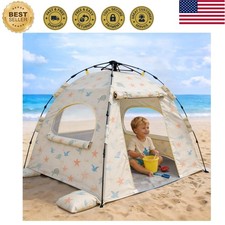Comfortable and Cool Baby Beach Tent - Silver-Coated UV Protection Organizer