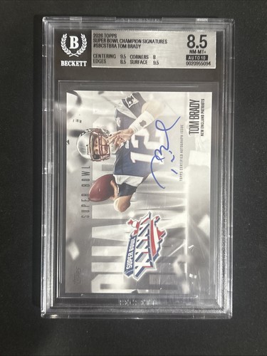 Tom Brady #SBCS-TBRA card from 2026 Topps Flagship Super Bowl Champion Signature