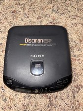 Sony Discman ESP CD Compact Player D-E301 Tested Works