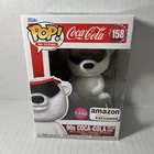 Funko Pop! Vinyl: Coca-Cola - 90s Coca-Cola Polar Bear,Flocked, Amazon Exclusive