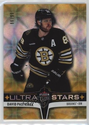 2024-25 Upper Deck Fleer Ultra Stars Gold 86/99 David Pastrnak #US-19 0m8b