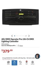 ADJ DMX Operator Pro 136-Ch DMX Lighting Controller