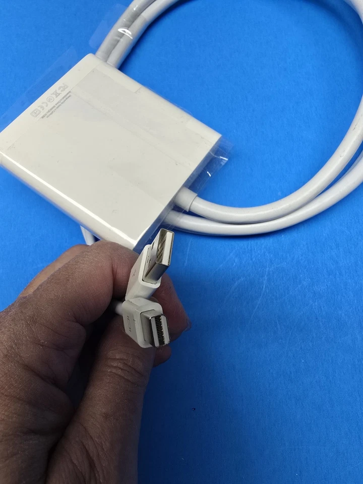 OEM Apple A1306 Mini Displayport DP to DVI-D Dual-link Adapter Cable - Image 3 of 4