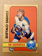 1972-73 OPC Jim Schoenfeld Rookie Hockey Card #220 Buffalo Sabres. rookie card picture