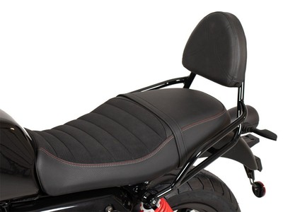 Sissybar schwarz ohne Gepäckträger für Moto Guzzi V7 Stone Special Edition (22-)