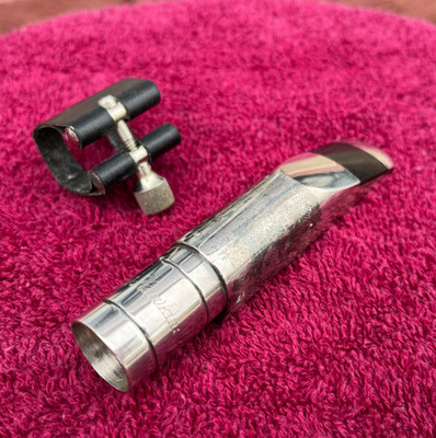 GUY HAWKINS #5 METAL MOUTHPIECE - TENOR SAX - VINTAGE, CLEAN!