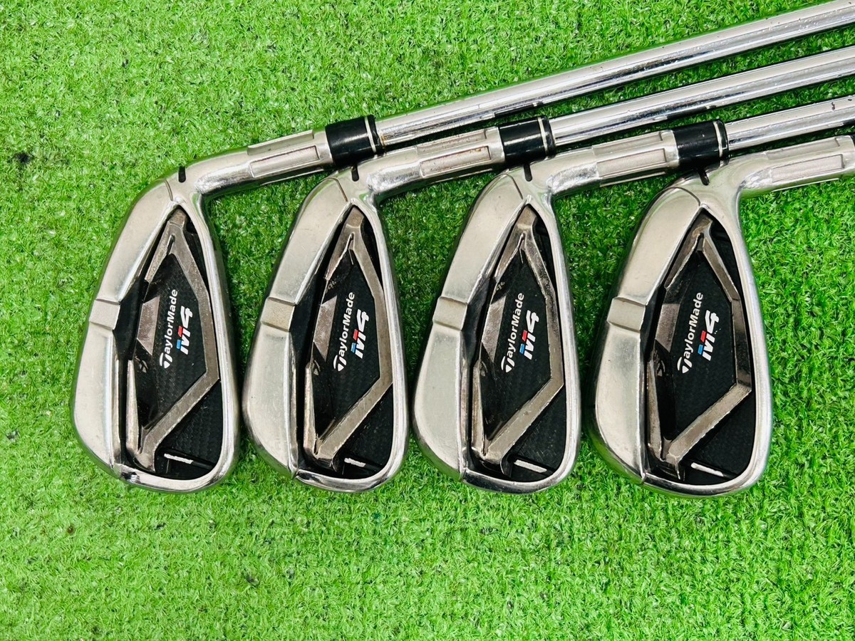Taylormade M4 Iron Set 5-8+PW+AW+SW RH Reax Steel Japan Spec 90
