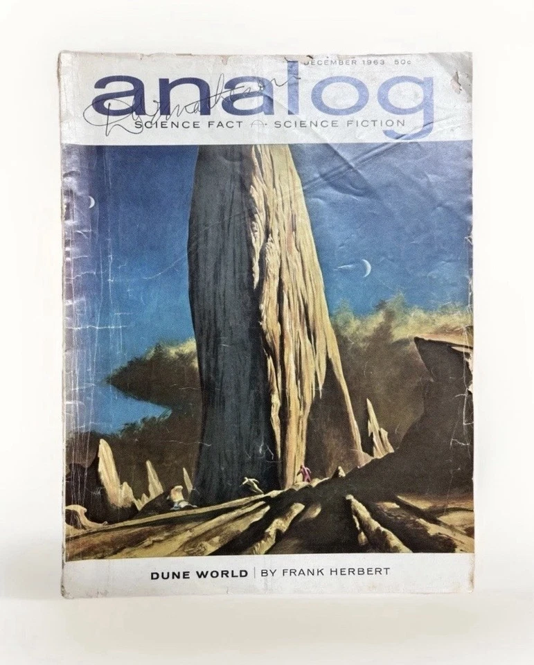 Analog Science Fiction Magazine Frank Herbert Dune World Parts 1 2 & 3 Complete - Image 2 of 4
