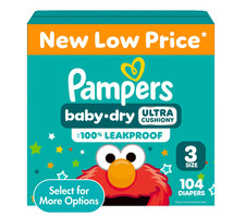 Pampers Baby Dry Diapers Size 3 104ct