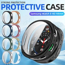 3PCS For Samsung Galaxy Watch 8 40mm 44mm Screen Protector Full Cover Case