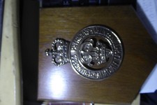 MAJESTIC PRINCESS PATRICIAS CANADIAN LIGHT INFANTRY GRO&szlig;E PLAKETTE AUF HOLZ RAR