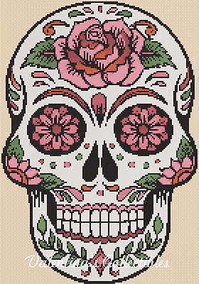 sugar skull cross stitch graph sugar skull cross stitch graph