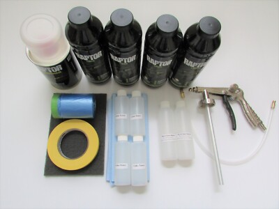 UPOL Raptor 2K Bed Liner Anti-Corrosion Spray Kit White
