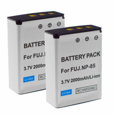 2X NP-85 Battery for Fujifilm FinePix S1 SL240 SL260 SL280 SL300 SL305 SL1000