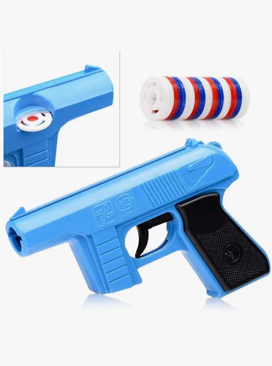 Star Trek Tracer Gun Russian Version Plastic shooting gun Disk