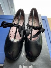 Capezio Student Tap Shoe Style 725 Blk/Pt Size 4.5M