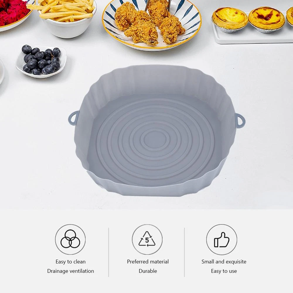 Air Fryer Mat Silicone Pot Grill Pan Pizza Chicken Grill Pan Kitchen Accessories Air Fryer Mat Silicone Pot Grill Pan Pizza Chicken Grill Pan Kitchen Accessories